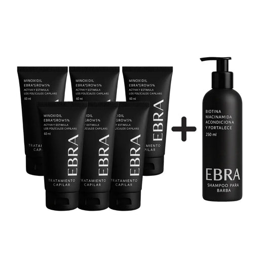 6 MINOXIDIL EN CREMA + SHAMPOO ANTI CAIDA